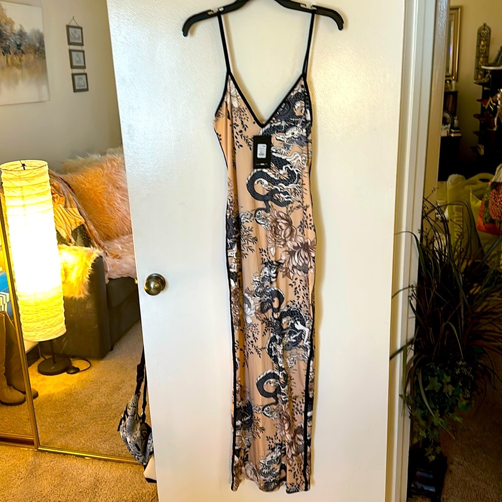 Dragon maxi dress
